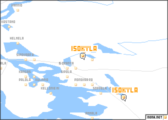 map of Isokylä