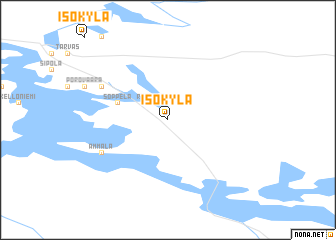 map of Isokylä
