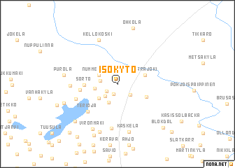 map of Isokytö