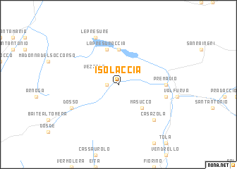 map of Isolaccia