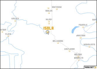 map of Isola
