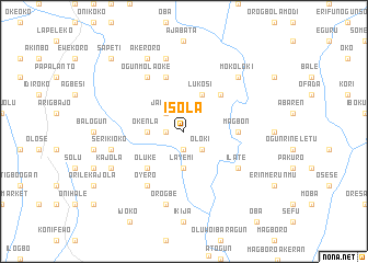 map of Isola