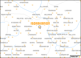 map of Ísoma Karión