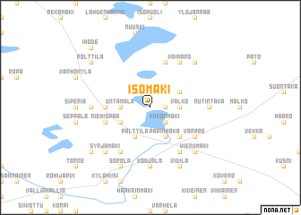 map of Isomäki