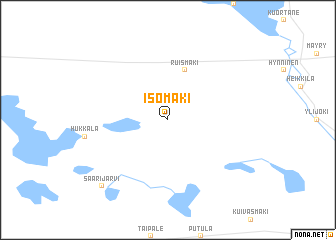 map of Isomäki