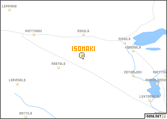 map of Isomäki