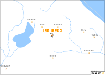 map of Isombeka