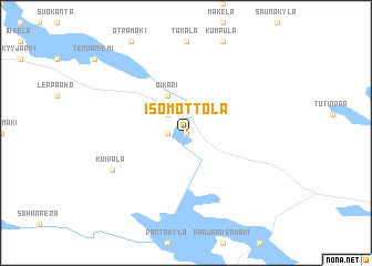 map of Iso Möttölä