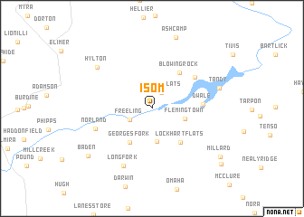 map of Isom