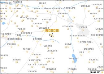 map of Isŏng-ni