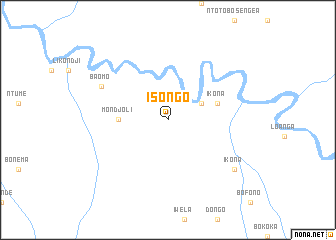 map of Isongo