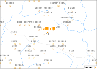 map of Isonyin