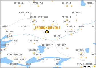 map of Isopakapyöli