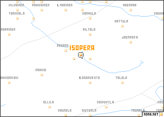 map of Isoperä