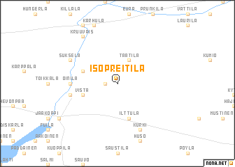 map of Iso-Preitilä