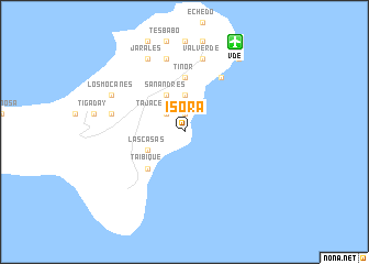 map of Isora