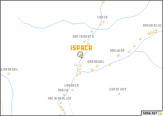 map of Ispaca