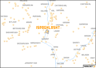 map of Ispagh Lasht