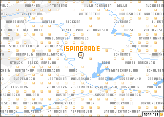 map of Ispingrade