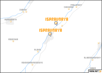 map of Ispravnaya