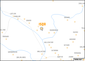 map of Isqā