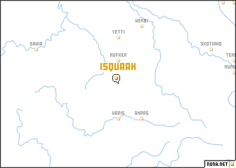 map of Isquaah