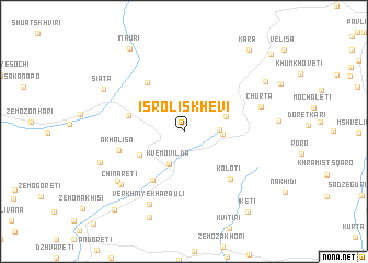 map of Isroliskhevi