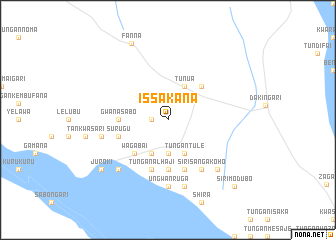 map of Issakana