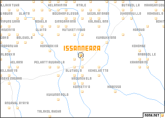 map of Issanne-Ara