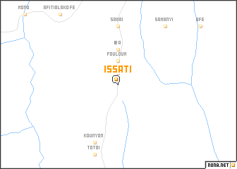 map of Issati