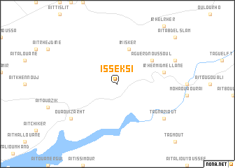 map of Isseksi