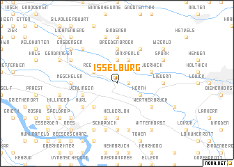 map of Isselburg