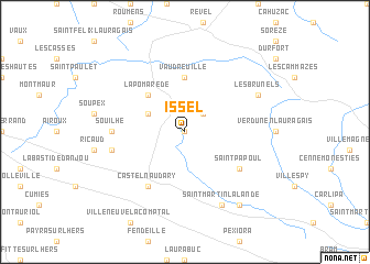 map of Issel