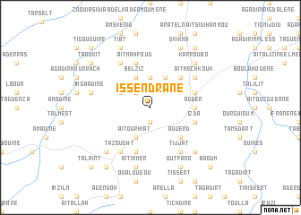 map of Issendrane