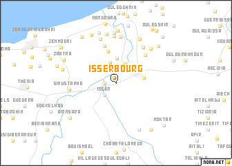 map of Isserbourg