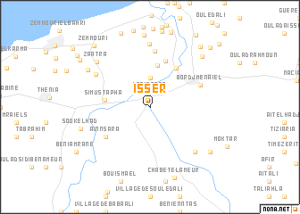 map of Isser