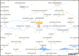 map of Issé