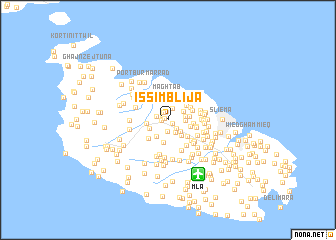 map of Is-Simblija