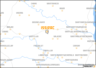 map of Issirac