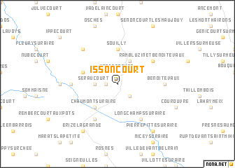 map of Issoncourt