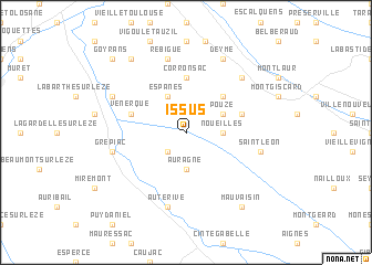 map of Issus