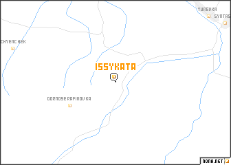 map of Issykata