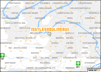 map of Issy-les-Moulineaux