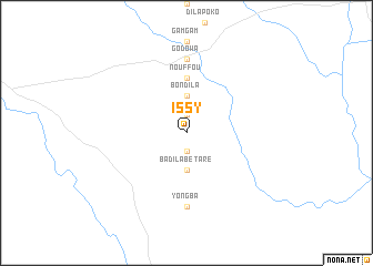 map of Issy