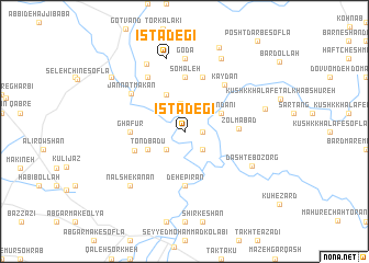 map of Īstādegī