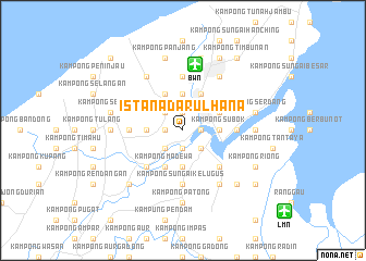 map of Istana Darul Hana