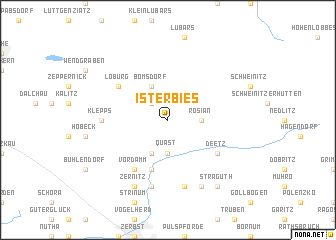 map of Isterbies