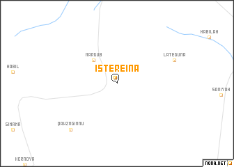 map of Istereina