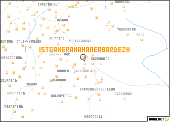 map of Īstgāh-e Rāh Āhan-e Abar Dezh