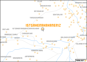 map of Īstgāh-e Rāhāhan-e Rīz